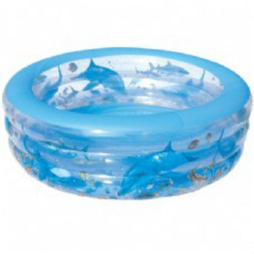 استخر بادی دایره با طرح آکواریومی