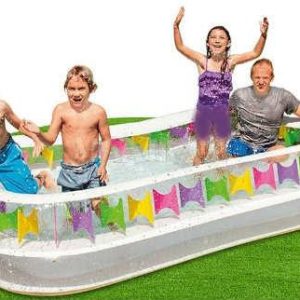 استخر بادی خانوادگی مستطیلی شیشه ای