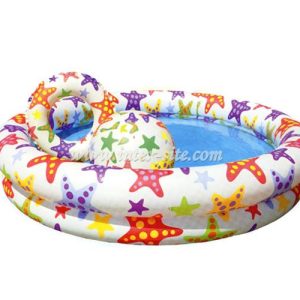 استخر بادی قطر 122 سانتی با توپ و حلقه